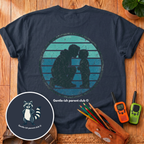 Dad and Child Back Print T-Shirt