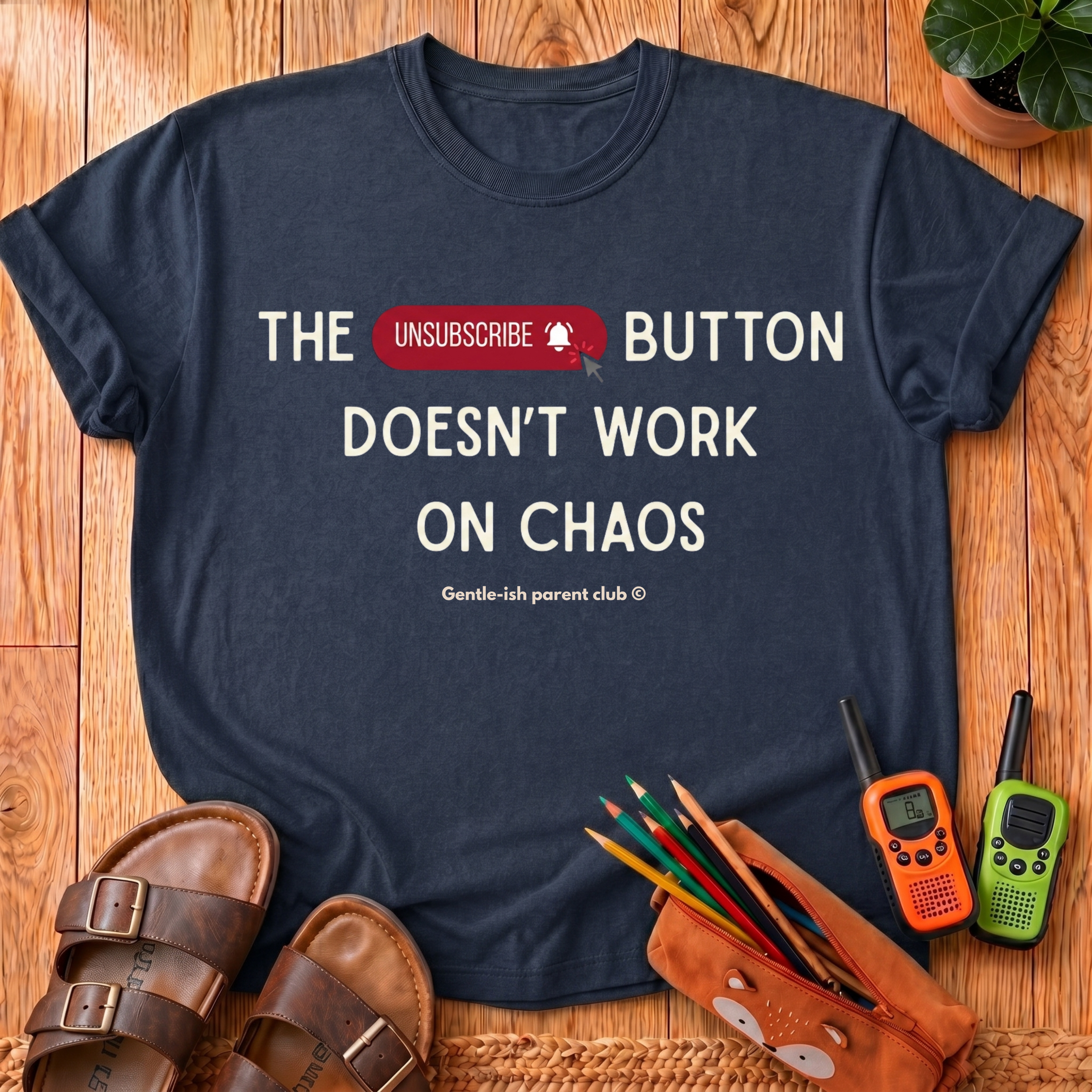 The Unsubscribe Button T-Shirt