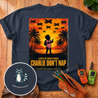Charlie Don't Nap Back Print T-Shirt