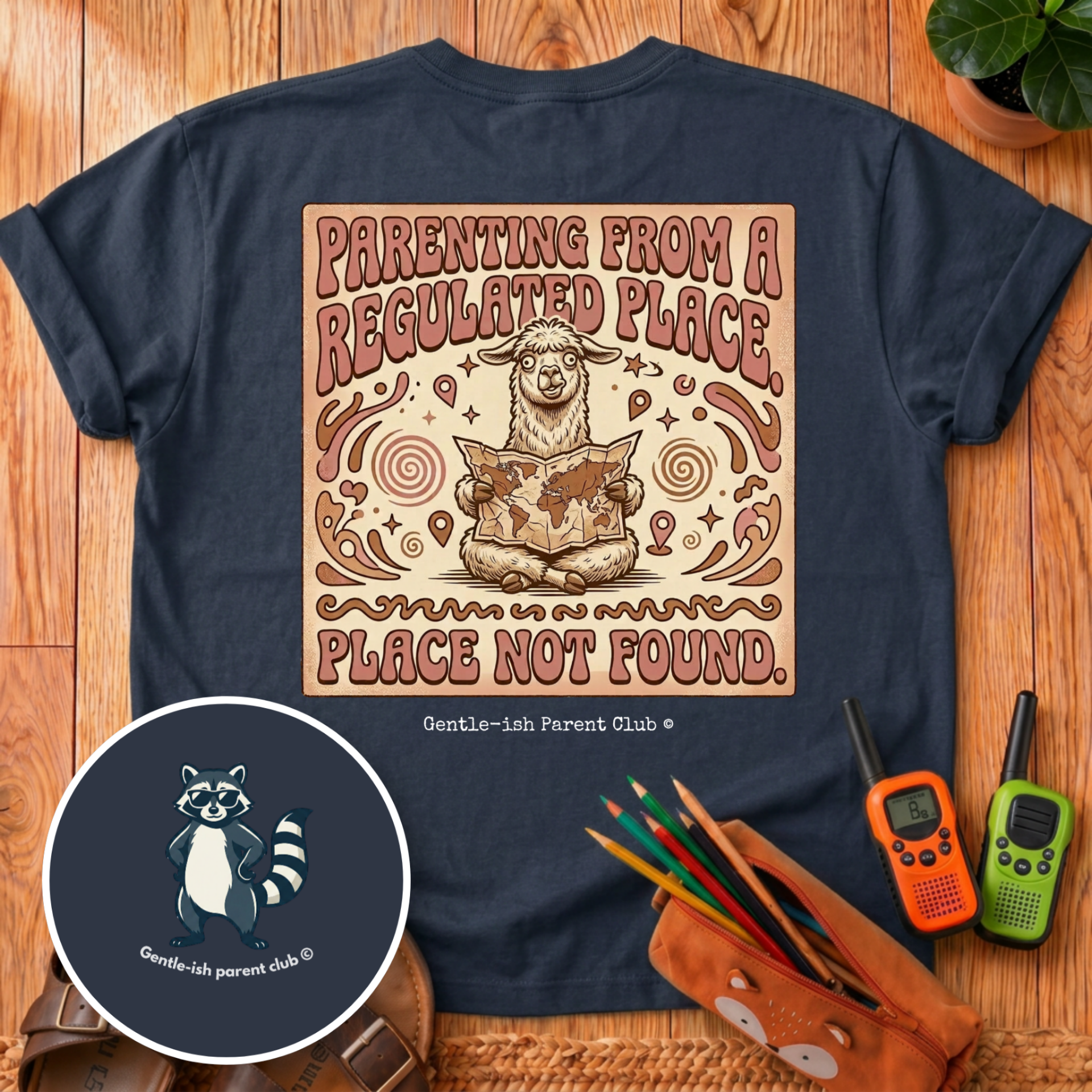 Regulated Place Back Print T-Shirt