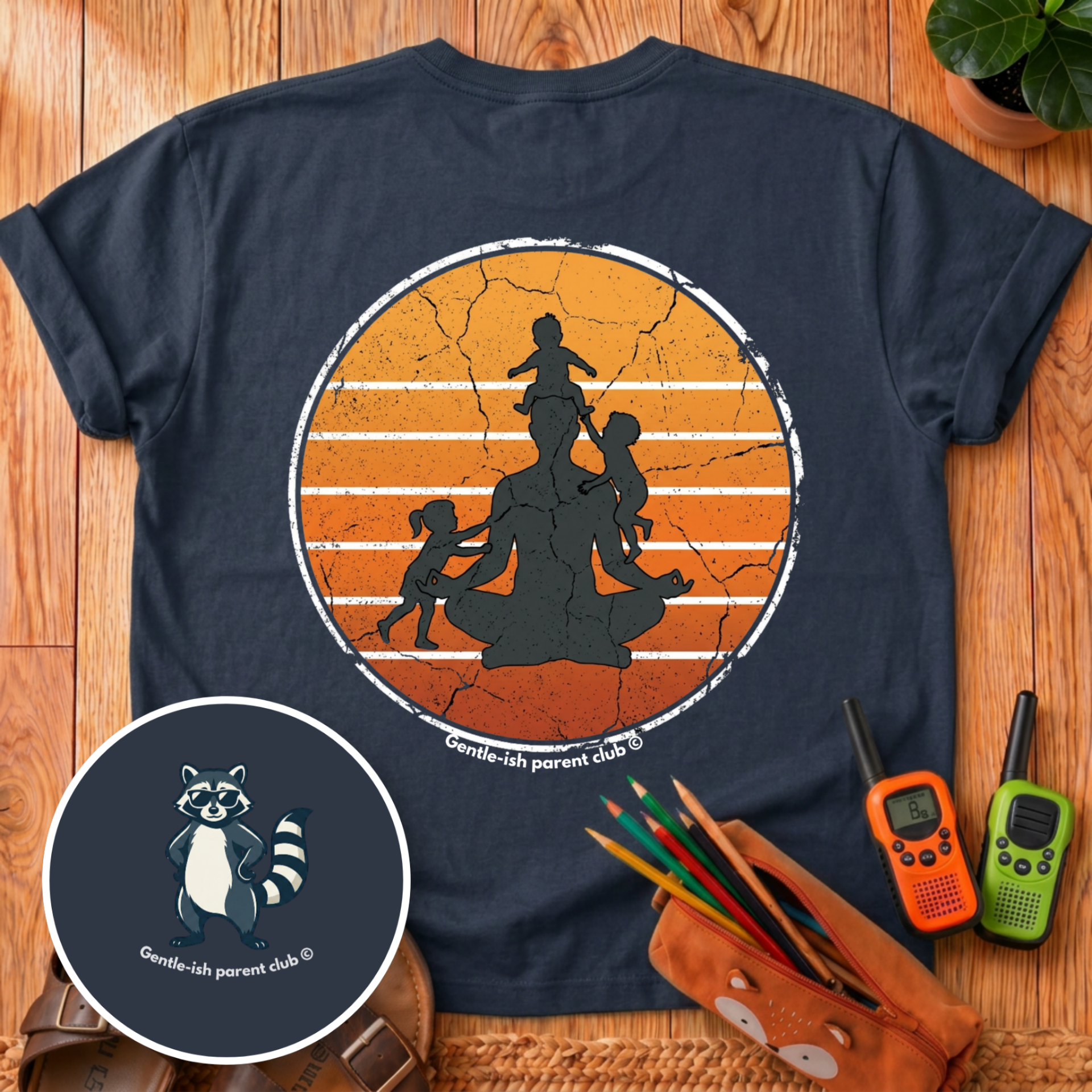 Yoga Parent Back Print T-Shirt