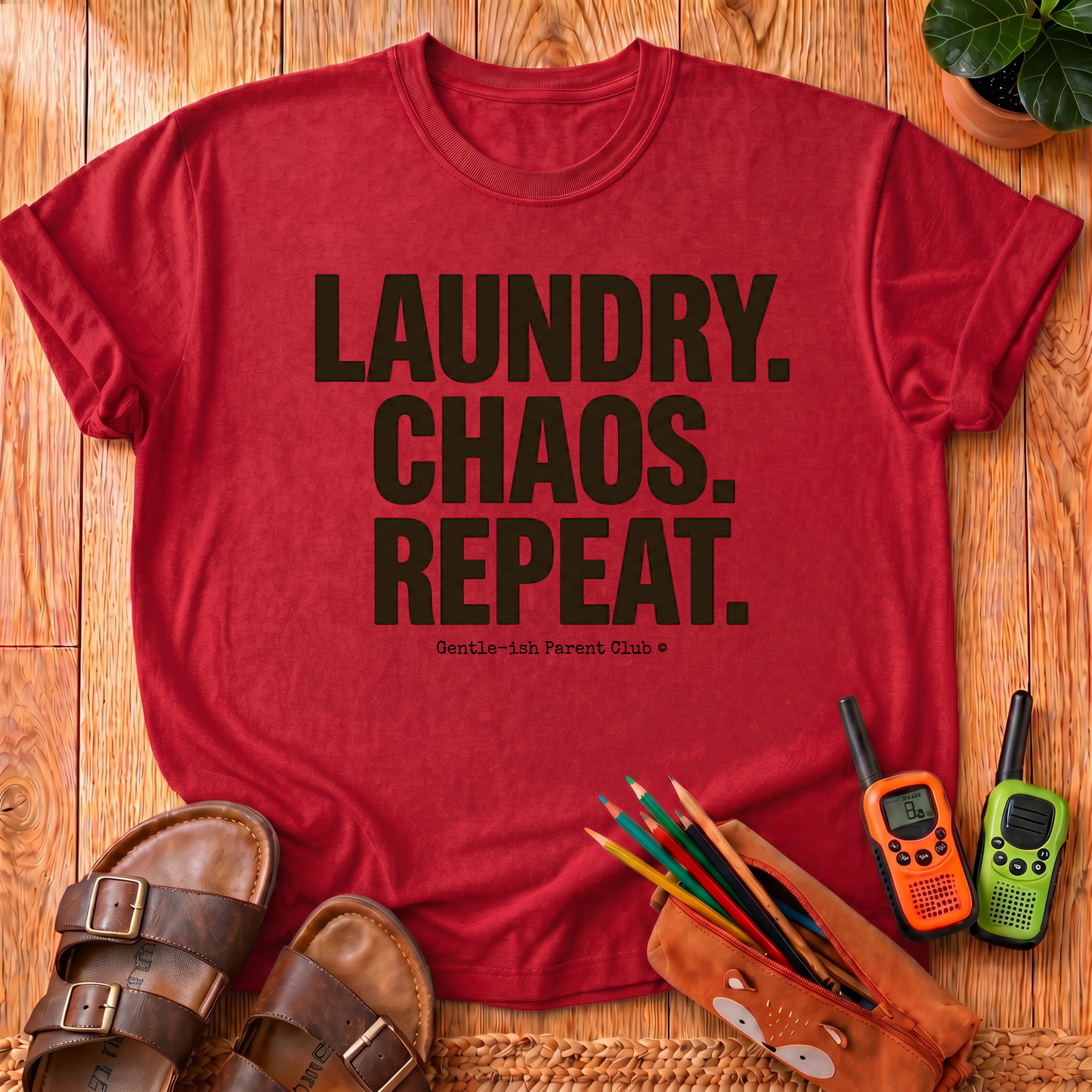 Laundry. Chaos. Repeat. T-Shirt