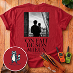 On Fait De Son Mieux Back Print T-Shirt