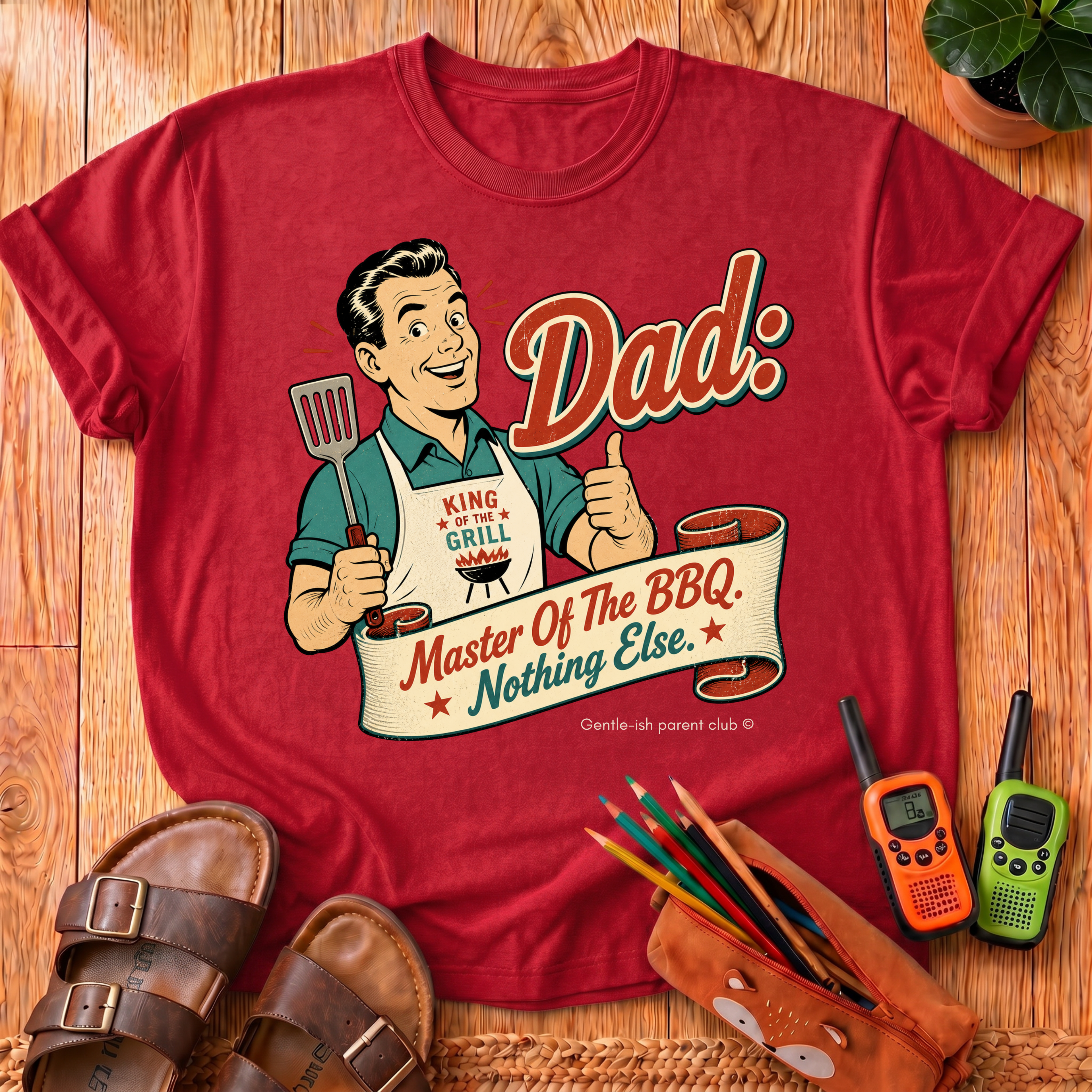 Dad Master of the BBQ T-Shirt