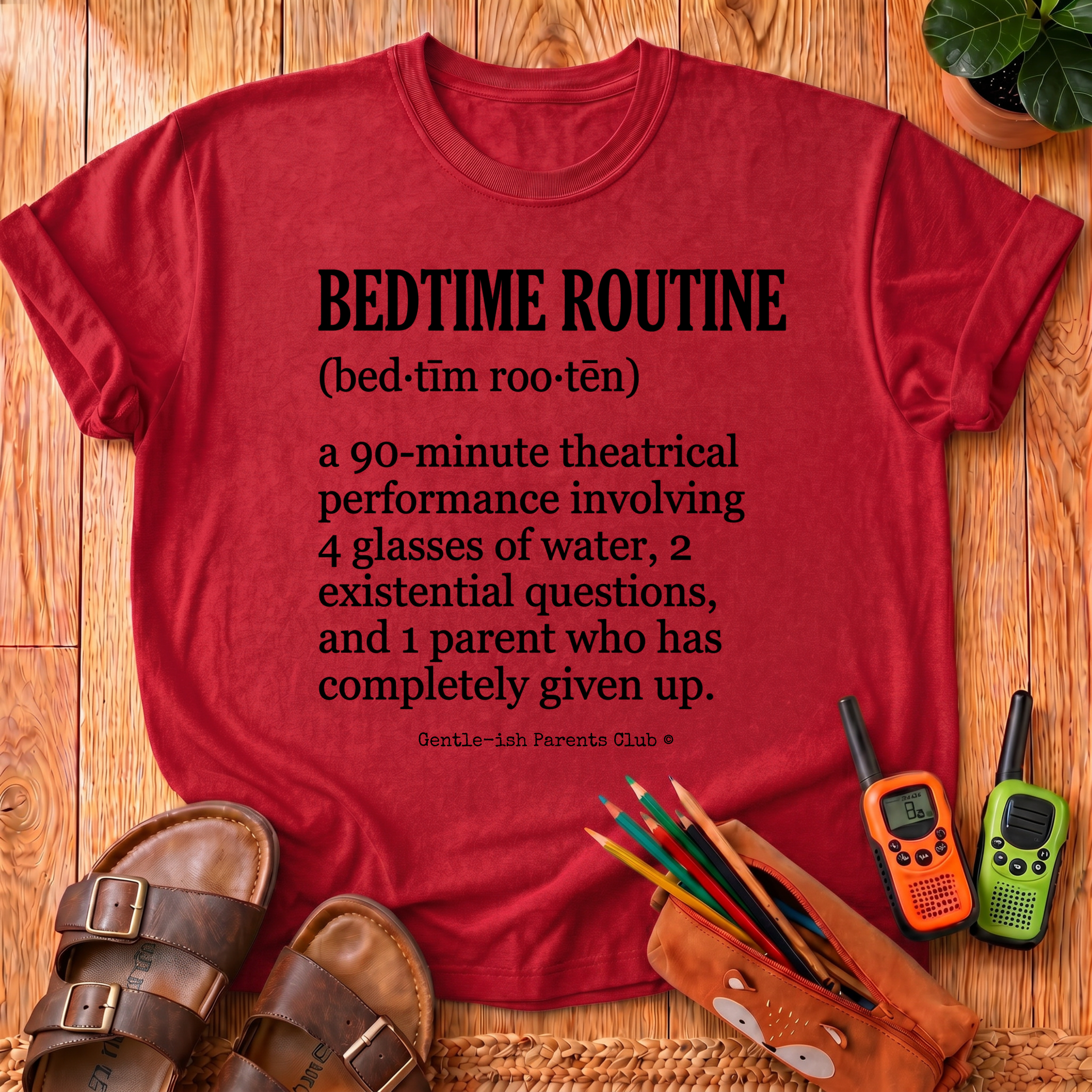 Bedtime Routine Definition T-Shirt