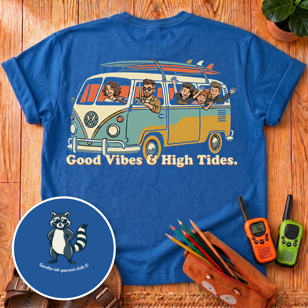 Good Vibes Back Print T-Shirt