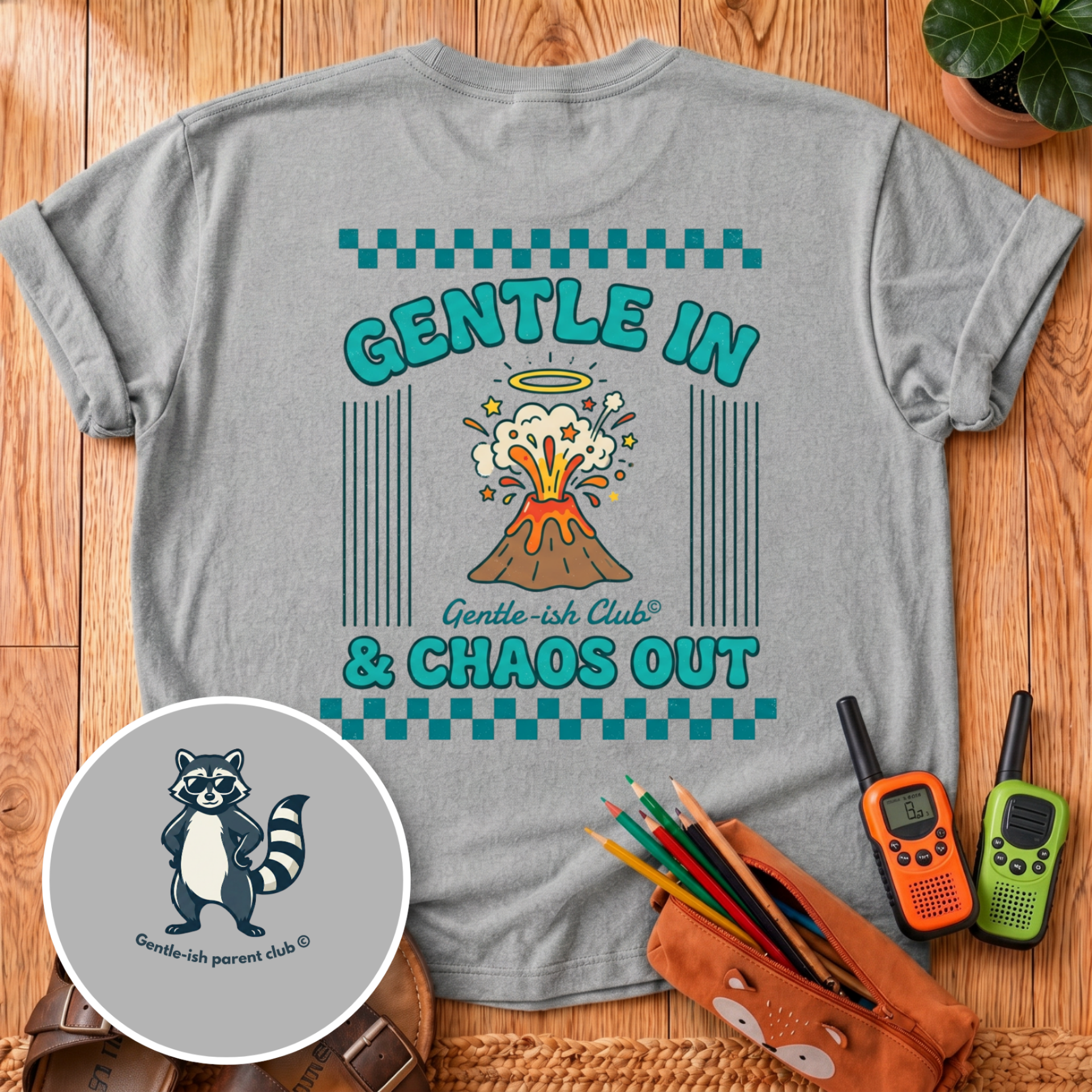Chaos Out Back Print T-Shirt
