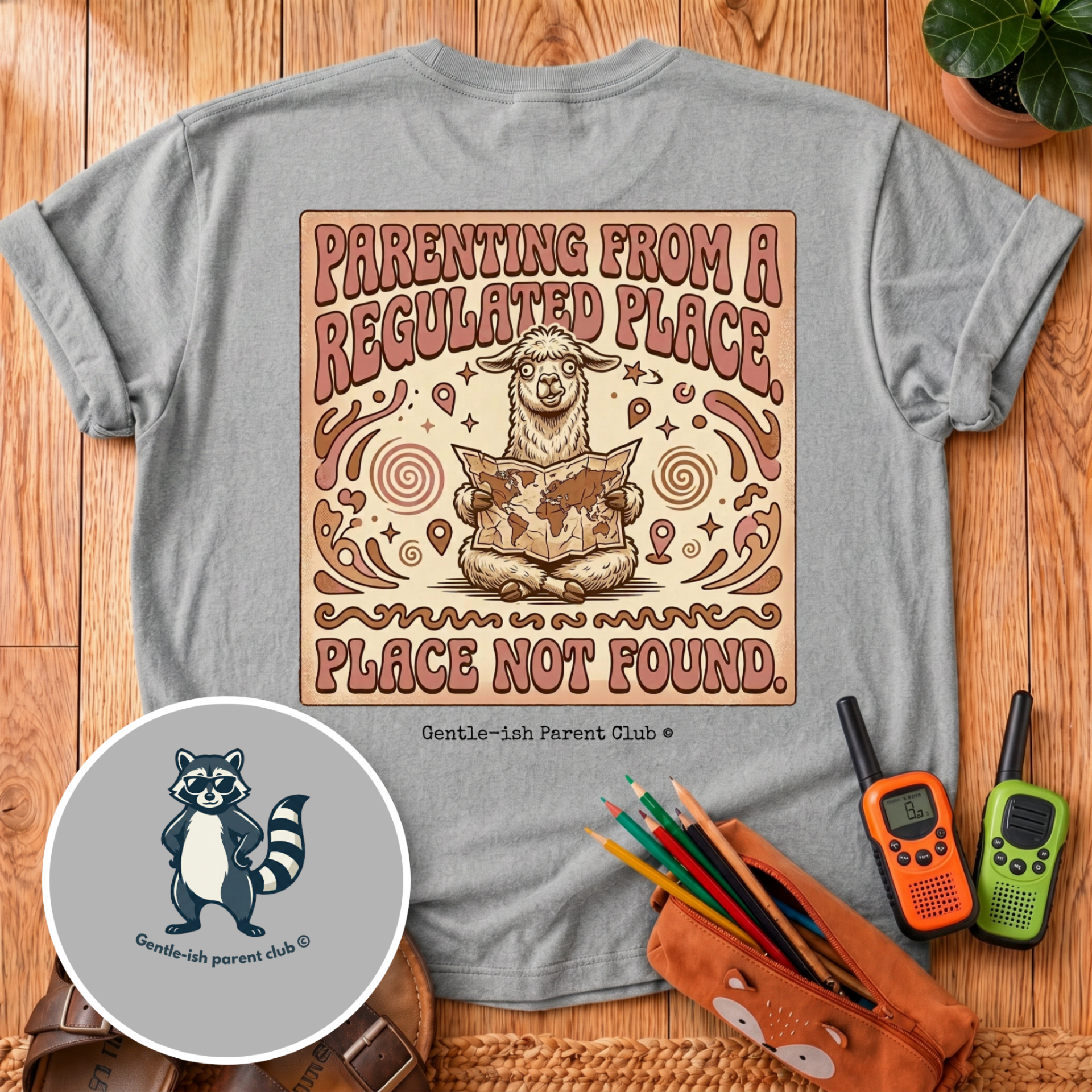 Regulated Place Back Print T-Shirt