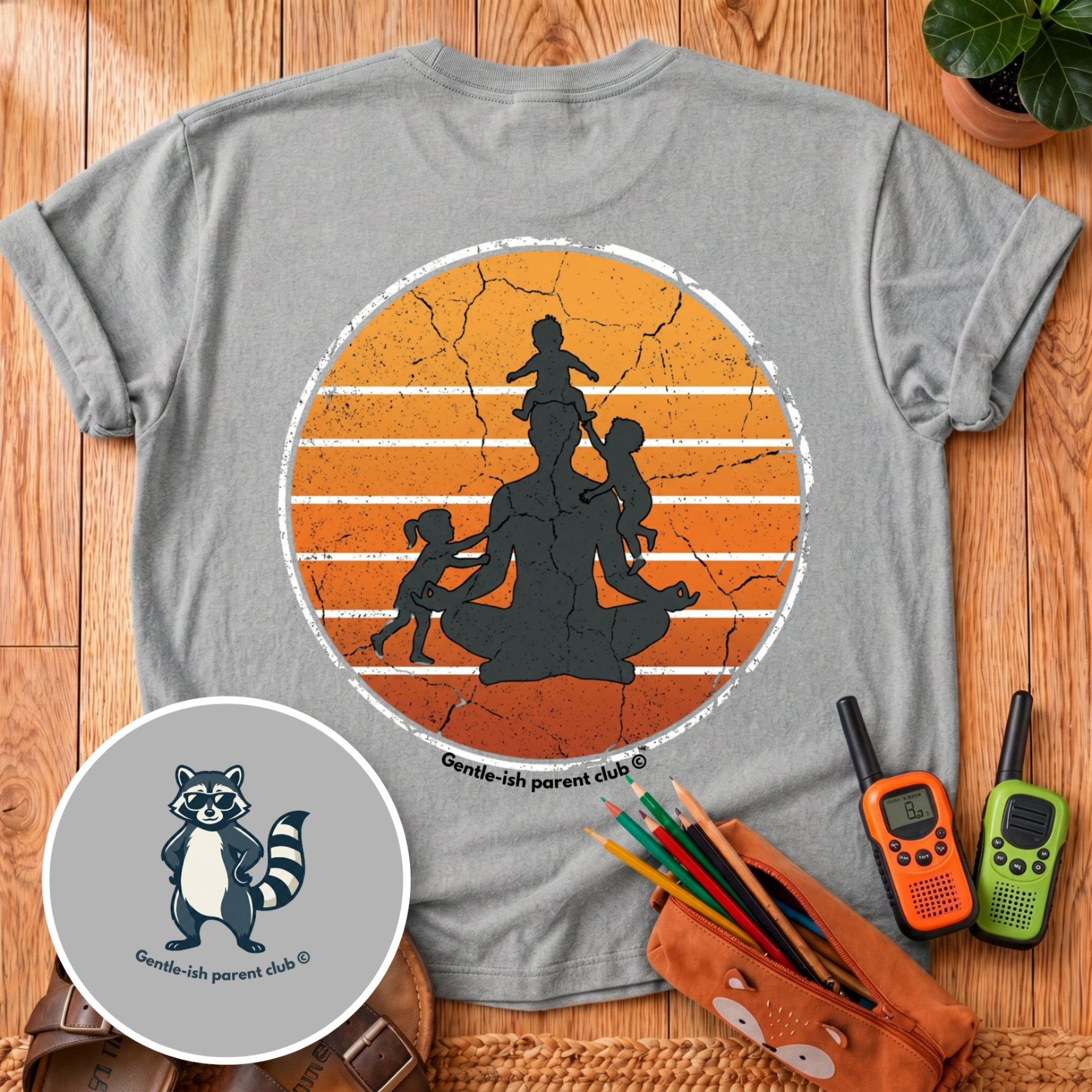 Yoga Parent Back Print T-Shirt