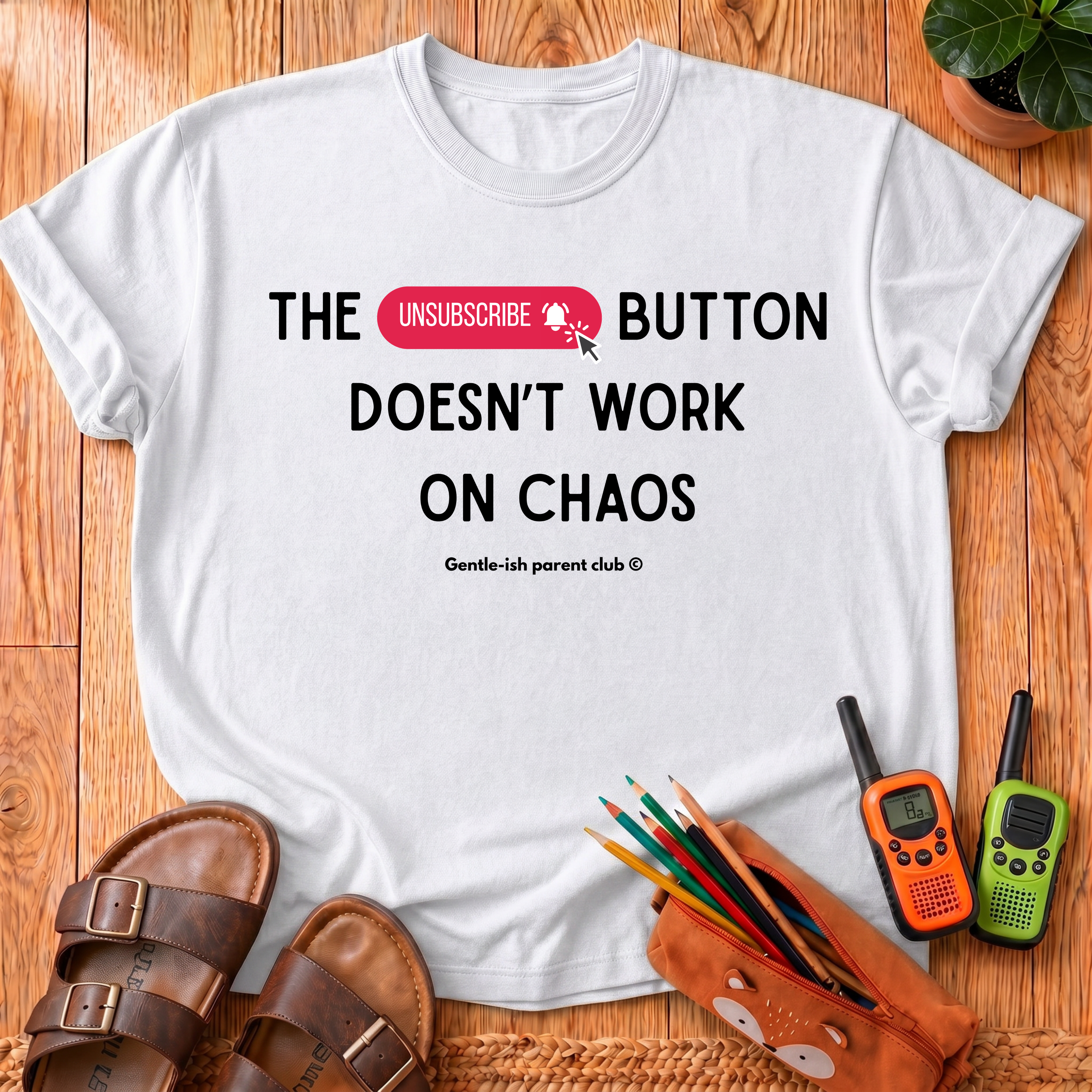 The Unsubscribe Button T-Shirt
